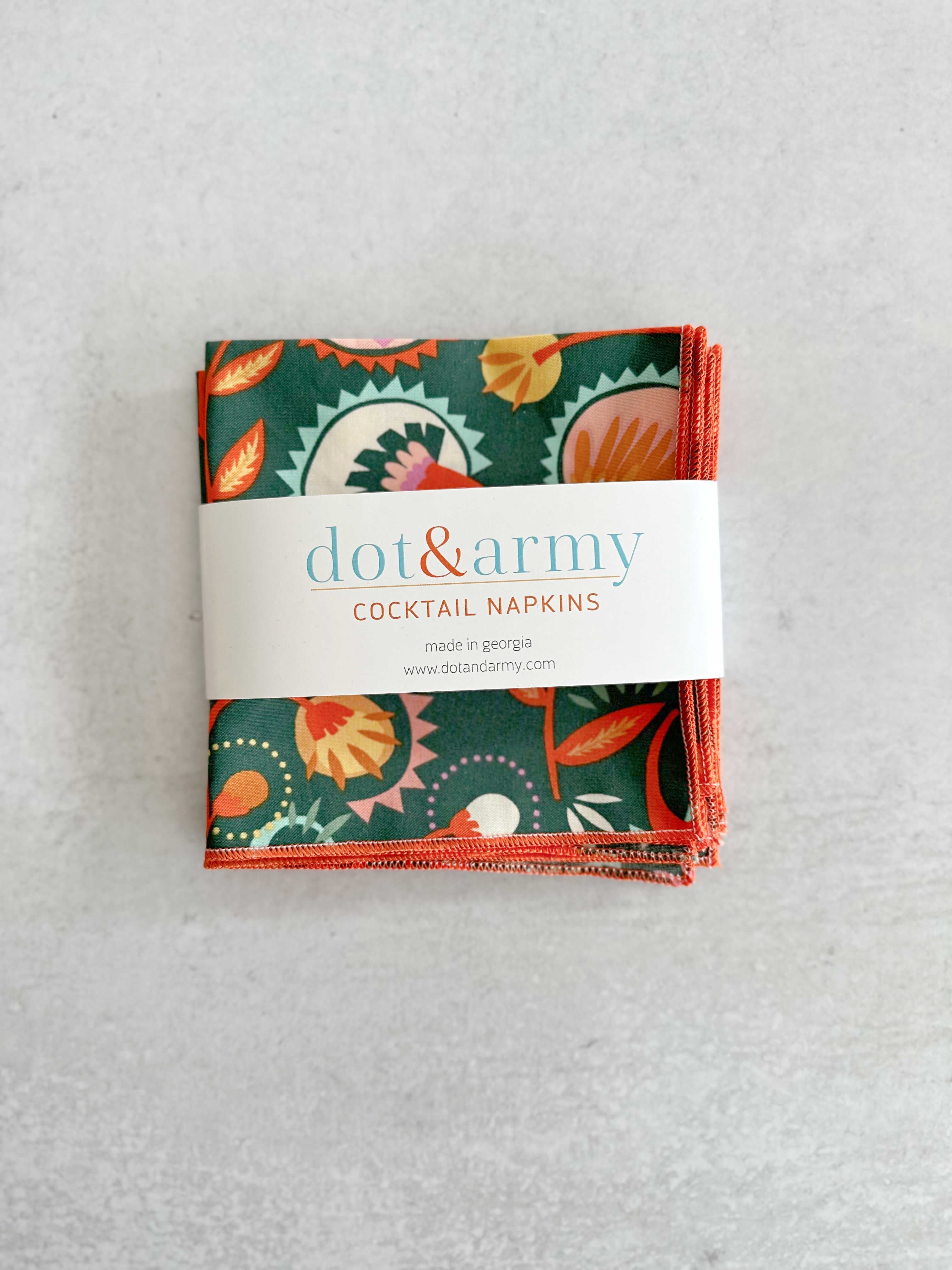 Desert Bloom Cloth Napkins | Set of Four-zoom-3