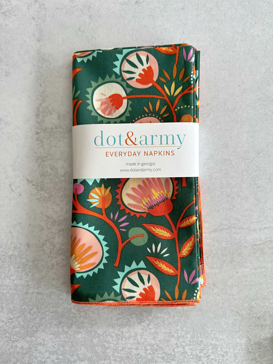 Desert Bloom Cloth Napkins | Set of Four