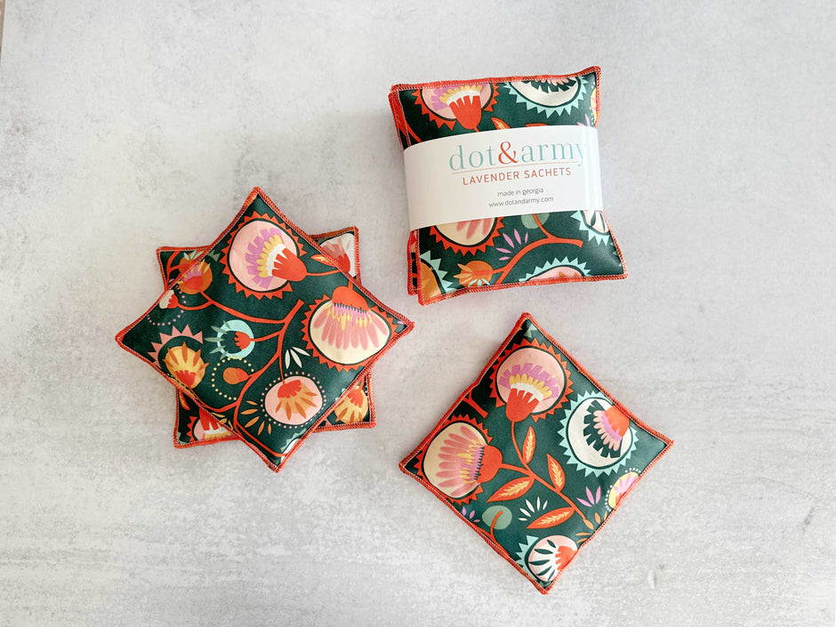 Desert Bloom Lavender Sachets | Set of Two