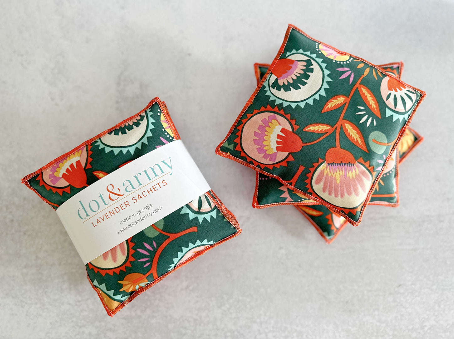 Desert Bloom Lavender Sachets | Set of Two