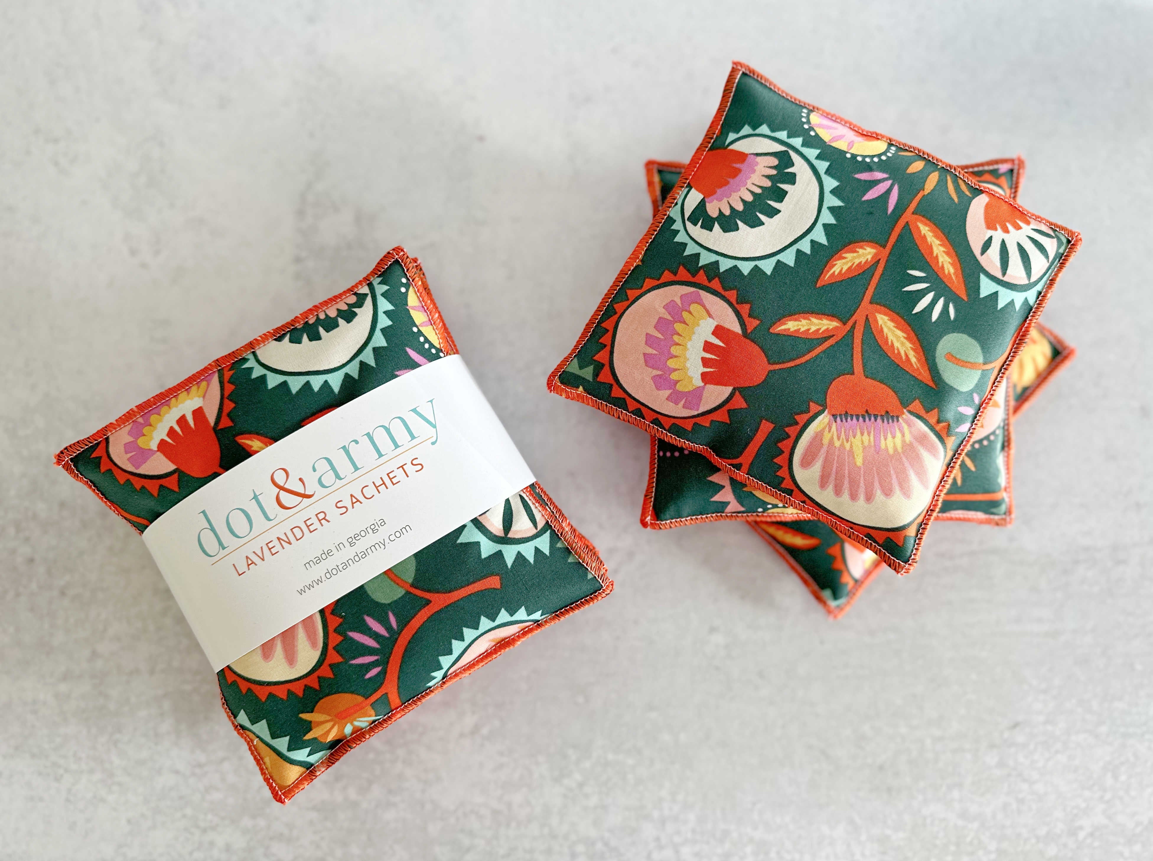 Desert Bloom Lavender Sachets | Set of Two