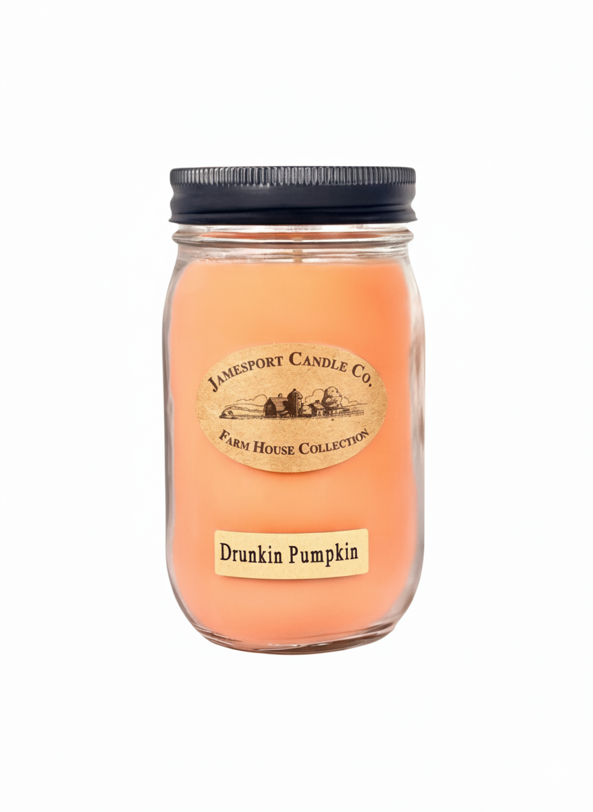 Drunkin Pumpkin Candle | Fruit Jar