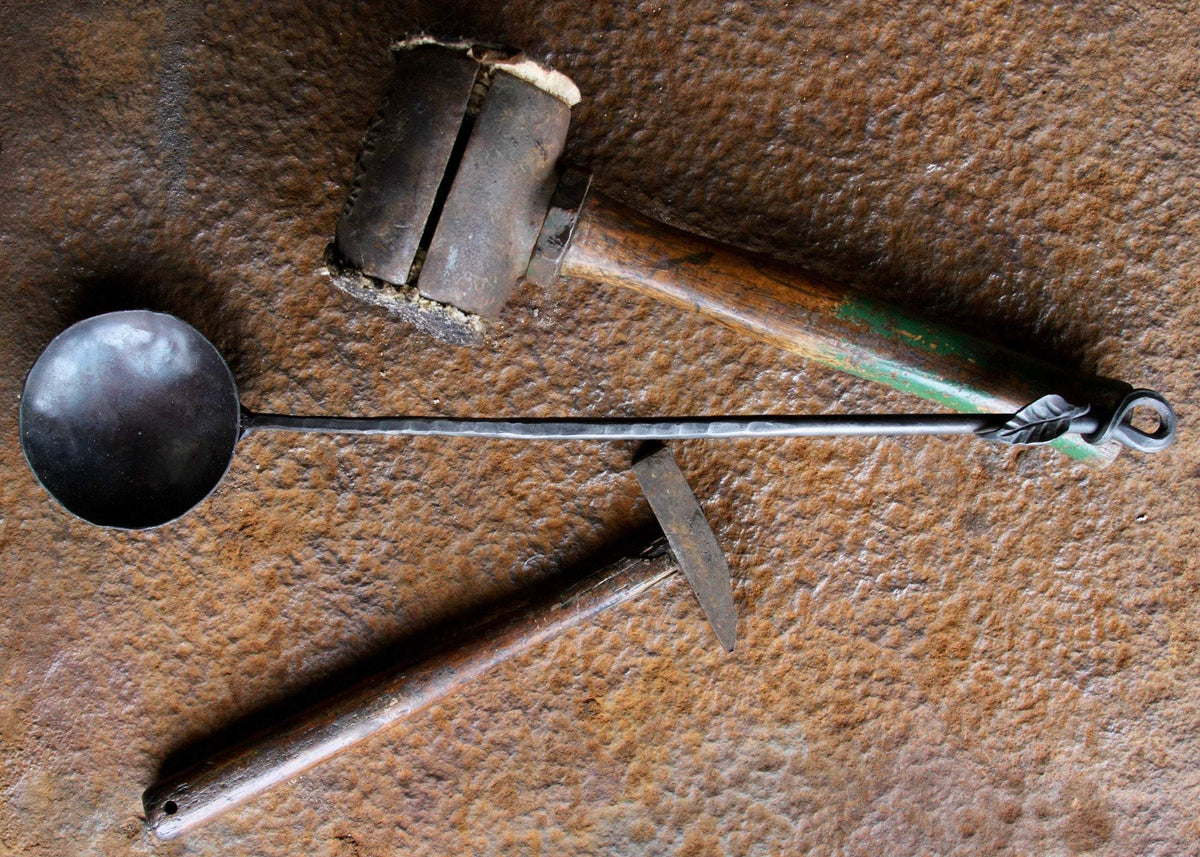 Egg Spoon - Leaf Handle