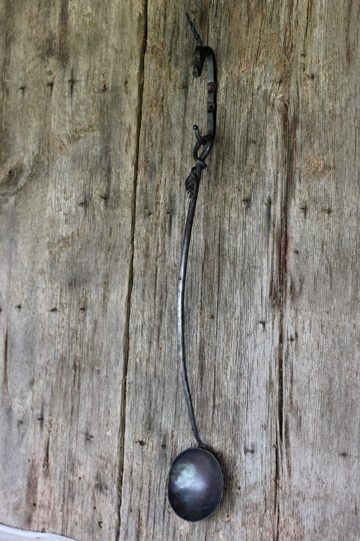 Egg Spoon - Leaf Handle-3