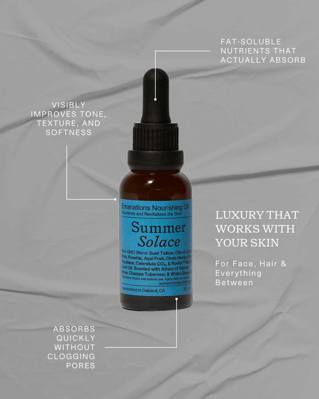 Emanations Profoundly Nourishing Tallow Face & Hair Oil-8