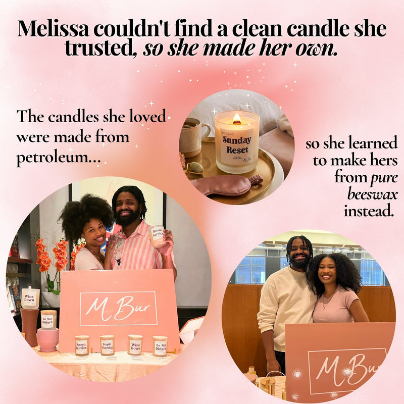 Sunday Reset Beeswax Candle-zoom-