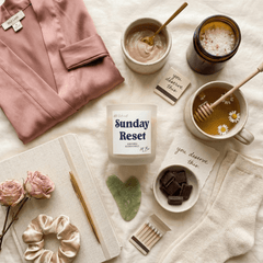 Sunday Reset Beeswax Candle - Aware House - MBur Candle Co. -