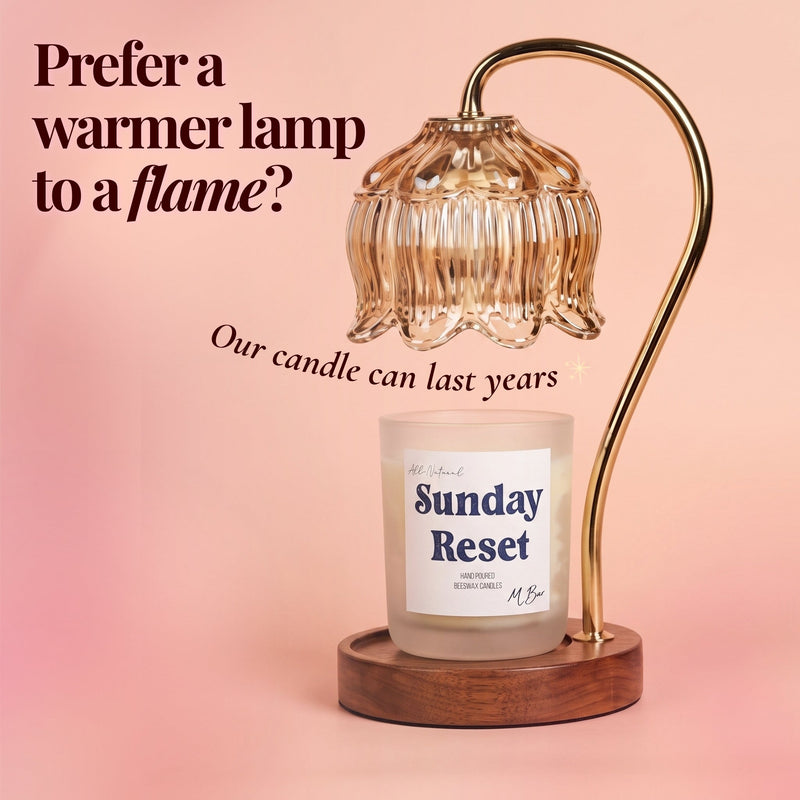 Sunday Reset Beeswax Candle-zoom-