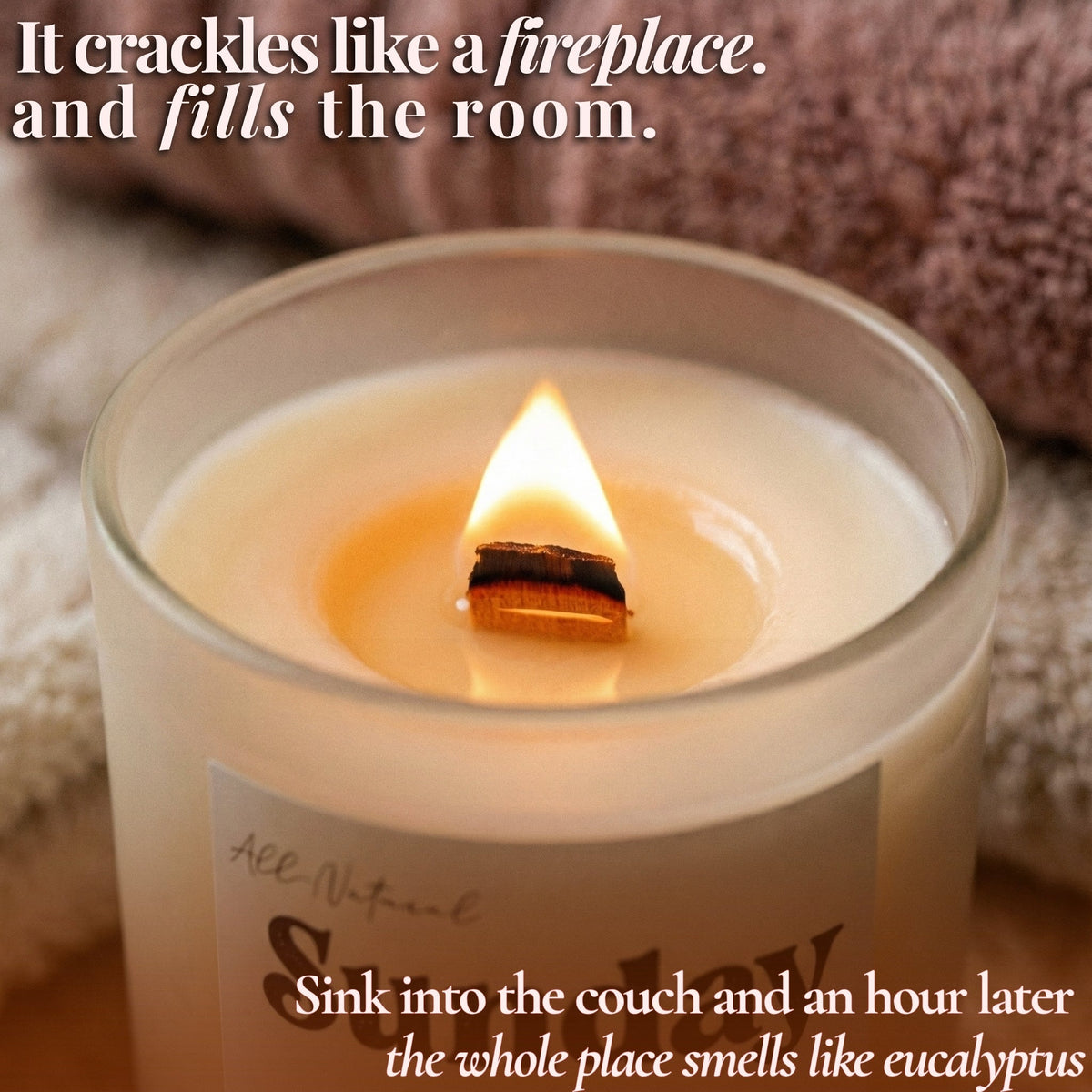 Sunday Reset Beeswax Candle - Aware House - MBur Candle Co. -