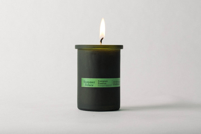 Evergreen Essence (Cedar & Oakmoss) Tallow Candle-zoom-