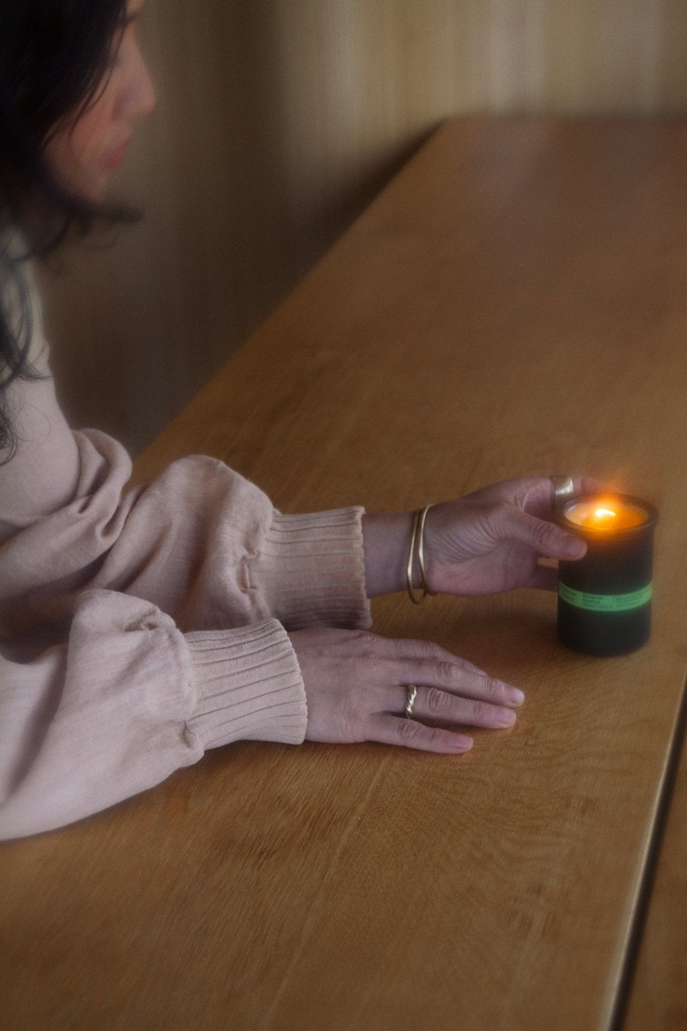 Evergreen Essence (Cedar & Oakmoss) Tallow Candle-zoom-4