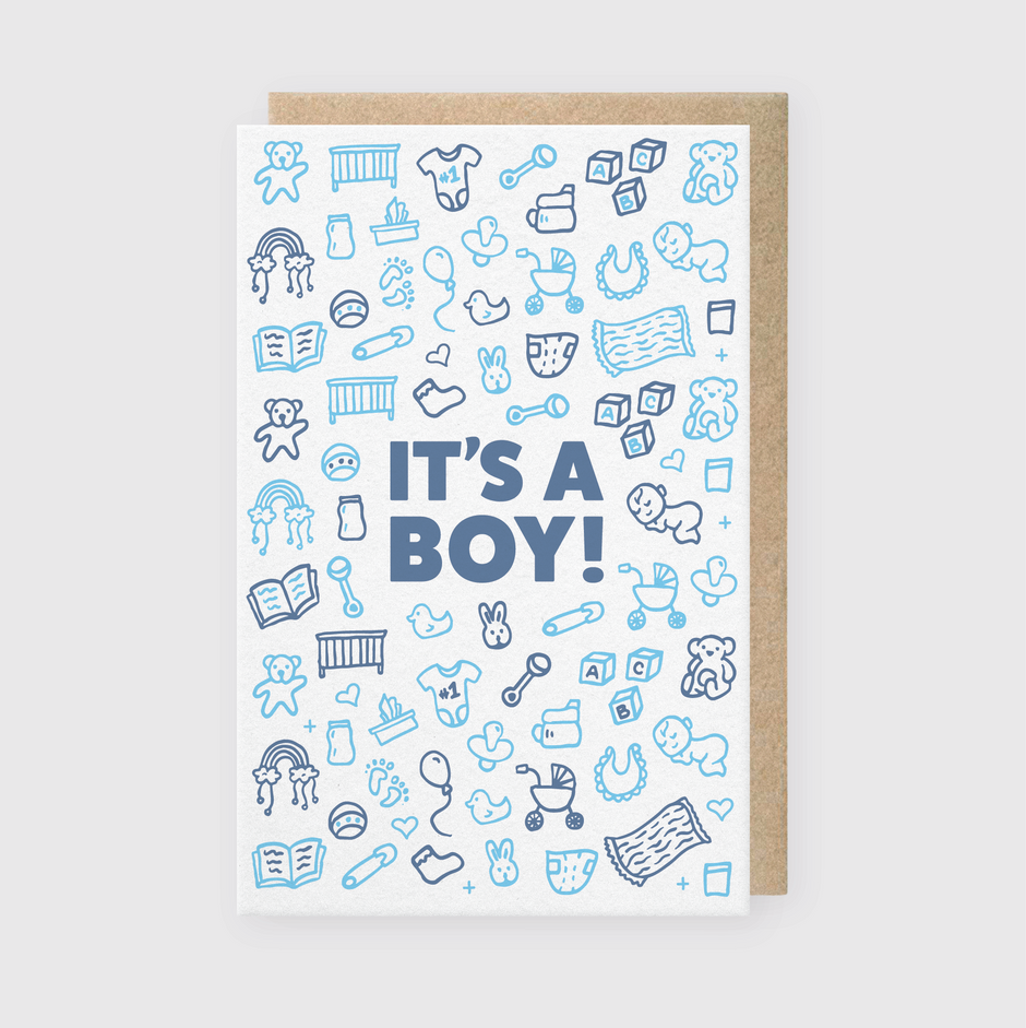 It's A Boy Greeting Card