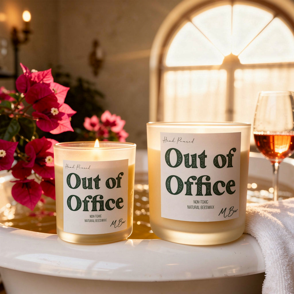 Out of Office Beeswax Candle-zoom-2