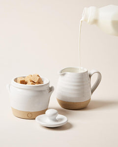 Farmer's Sugar and Creamer Set - Aware House - Farmhouse Pottery - 
