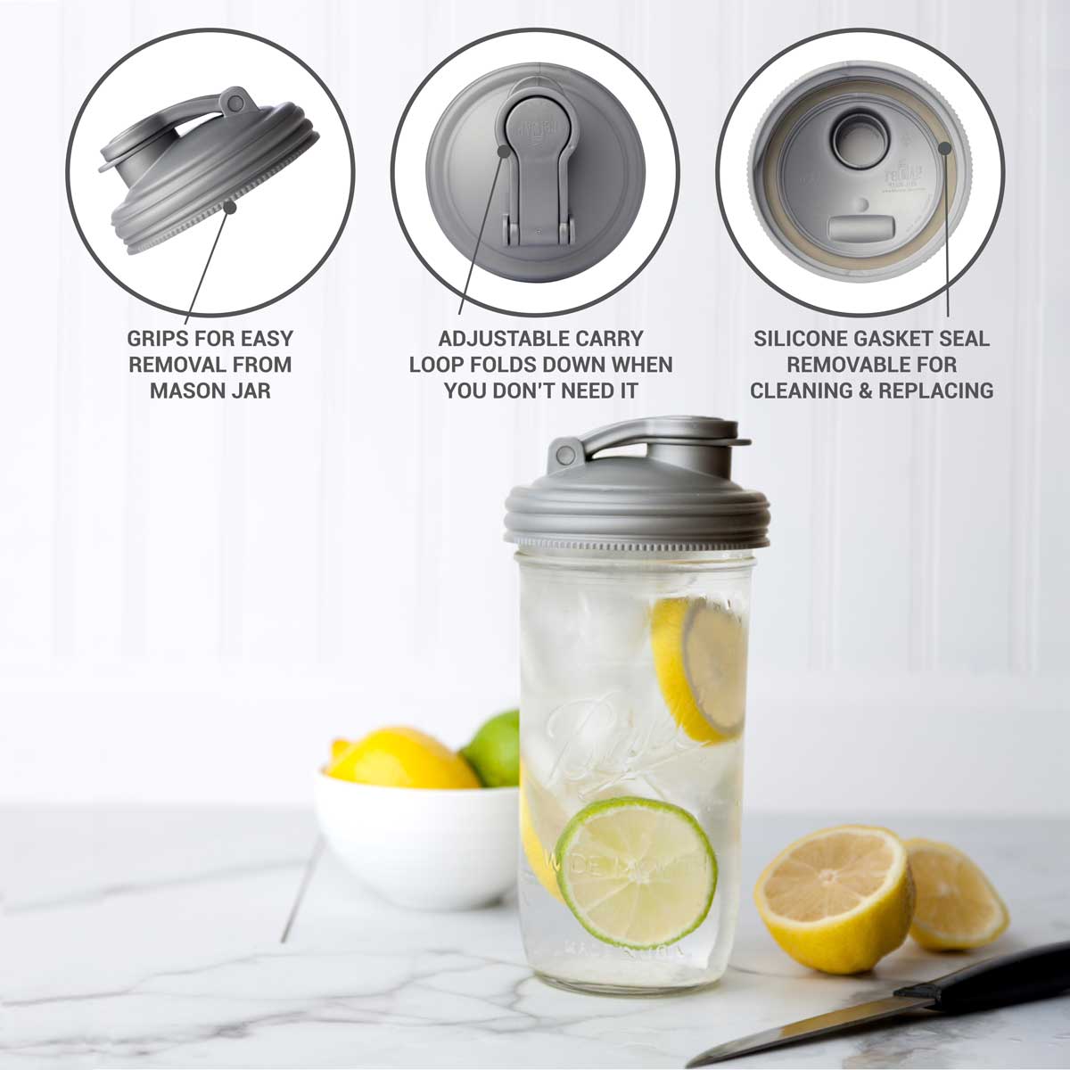 reCAP® Mason Jar Lids Starter Set-13