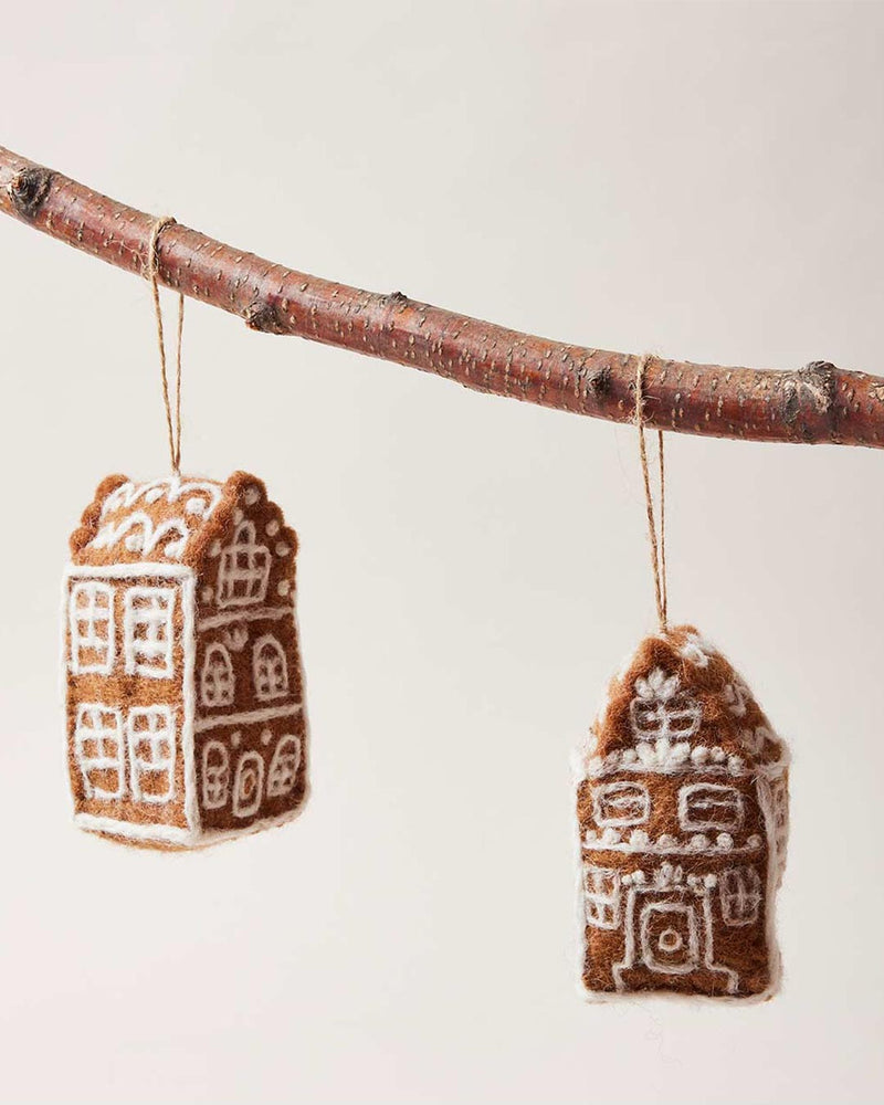 Felted Dutch House Ornament-zoom-
