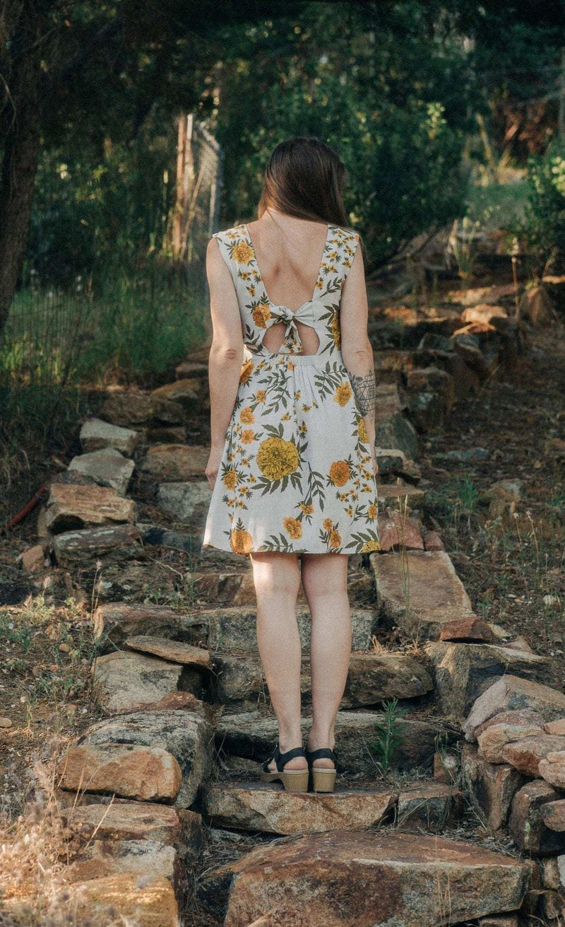 Archie Dress in Oat Marigold Linen-zoom-