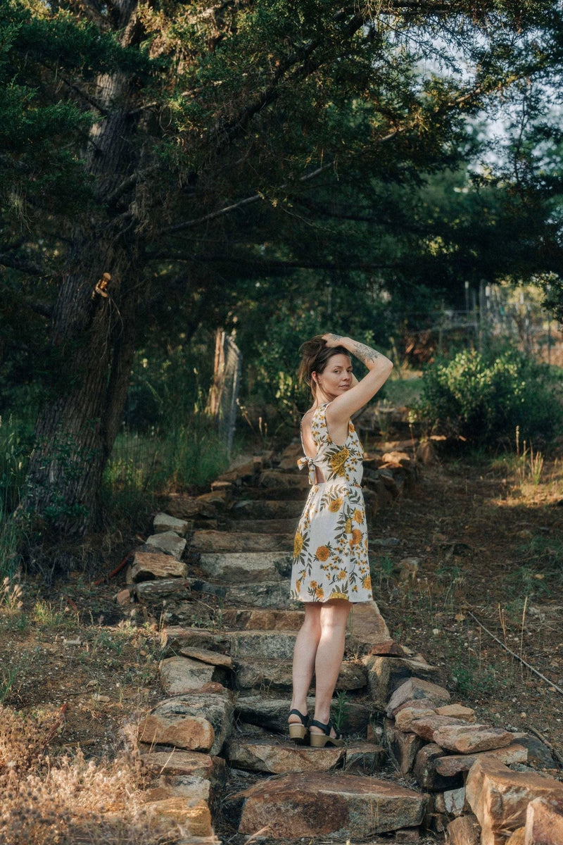 Archie Dress in Oat Marigold Linen-zoom-
