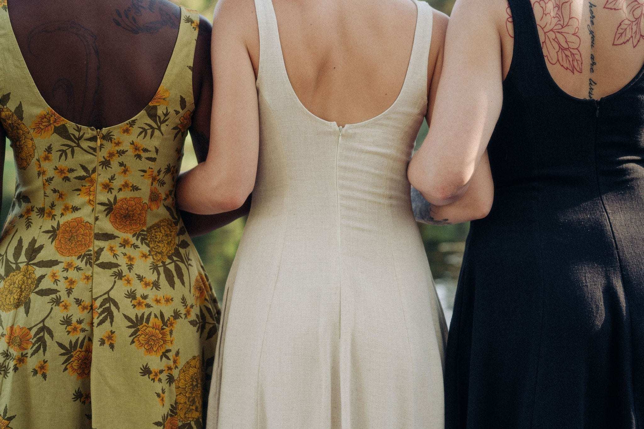 Delana Dress in Oat Linen-zoom-9