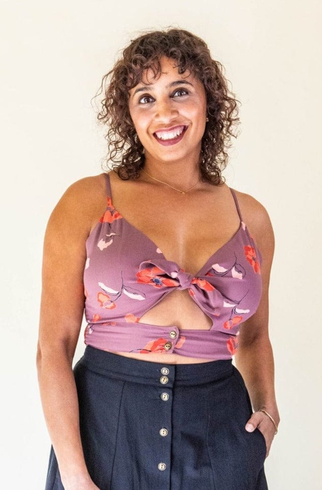 Dee Dee Top in Purple Poppy-zoom-