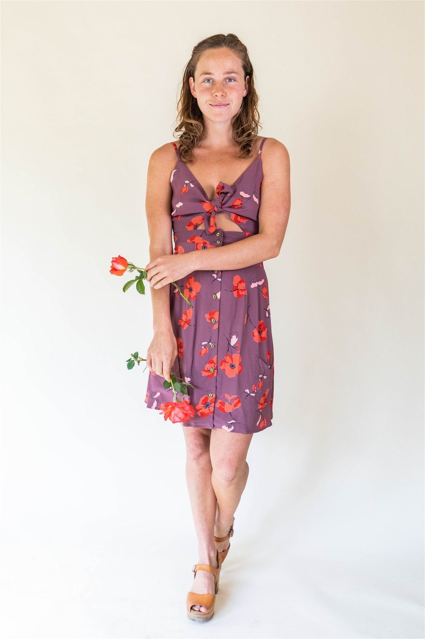 Dee Dee Top in Purple Poppy-5