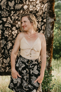 Dee Dee Top in Yellow Stripe - Aware House