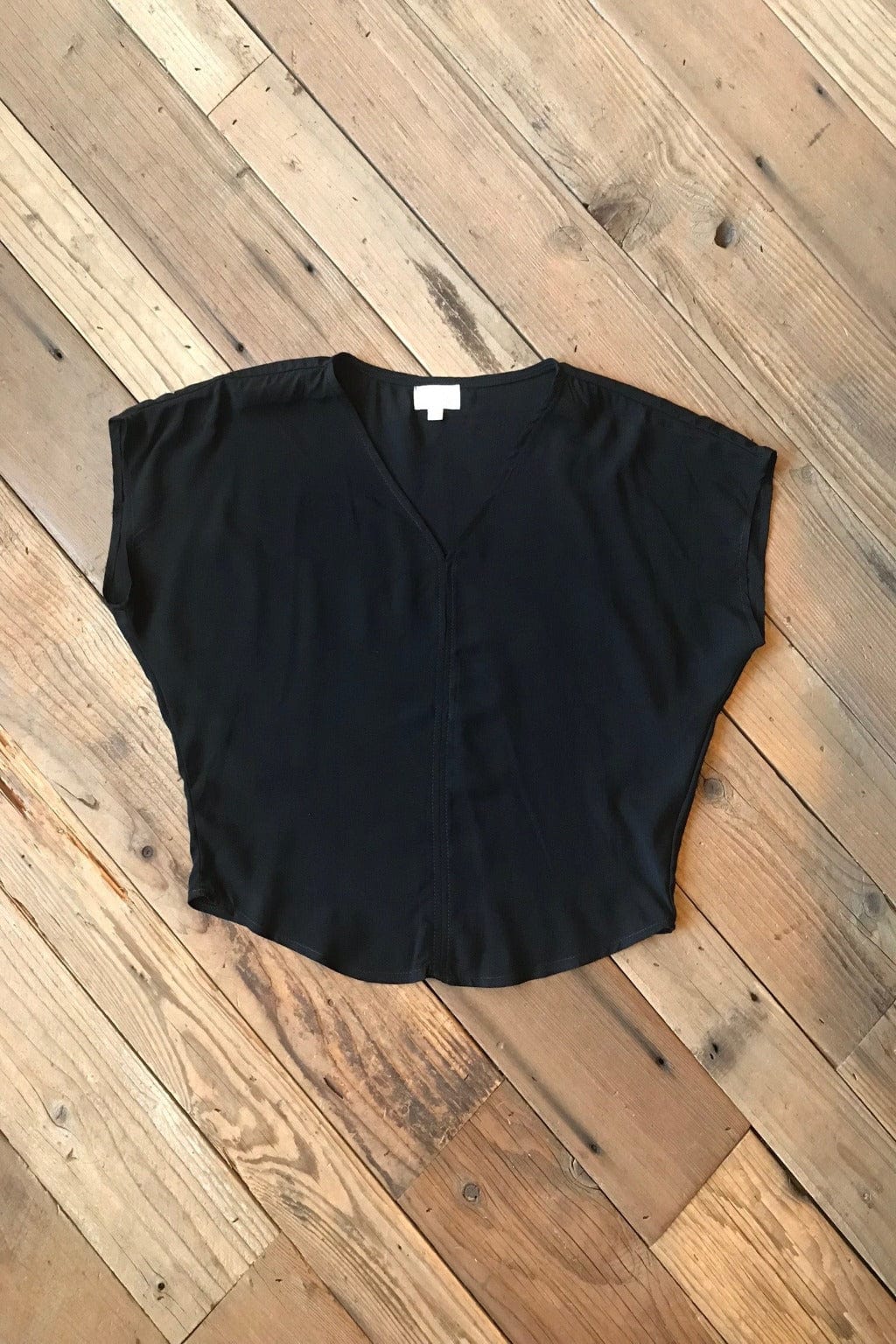 Dolman Top in Black Challis - Aware House