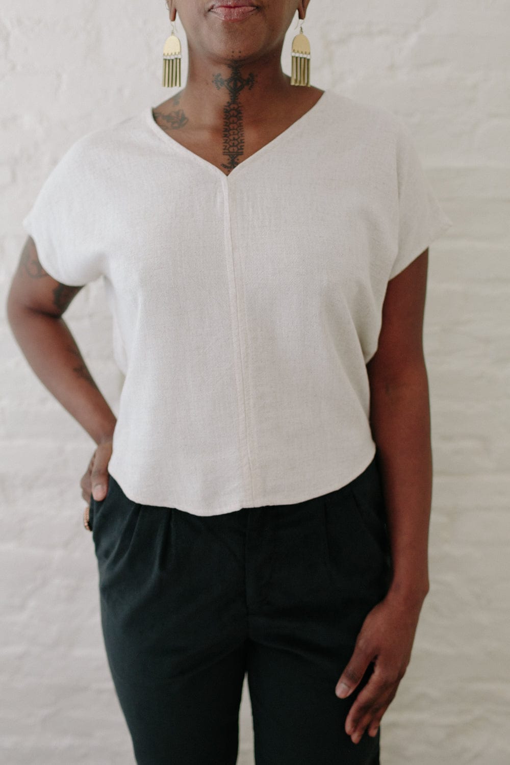 Dolman Top in Oat Linen - Aware House - Field Day - 
