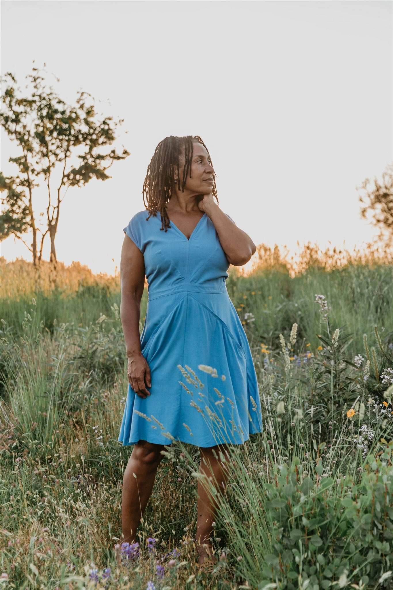 Spicy Xena in Cornflower Blue-7
