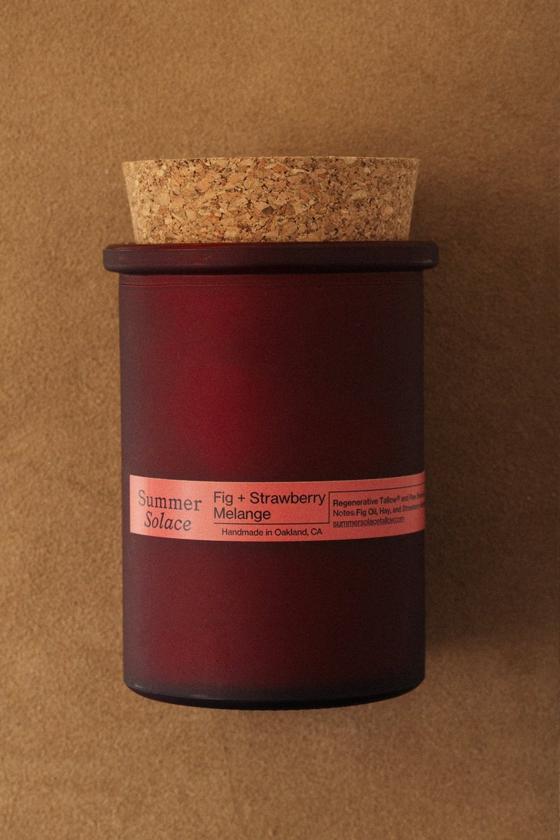 Fig & Strawberry Mélange Tallow Candle-zoom-