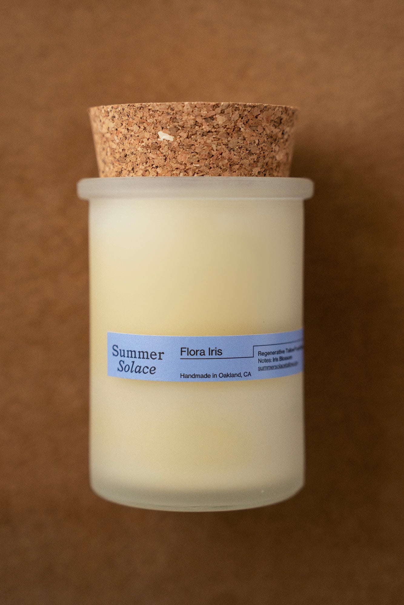 Flora Iris Tallow Candle with Orris & Palo Santo-3
