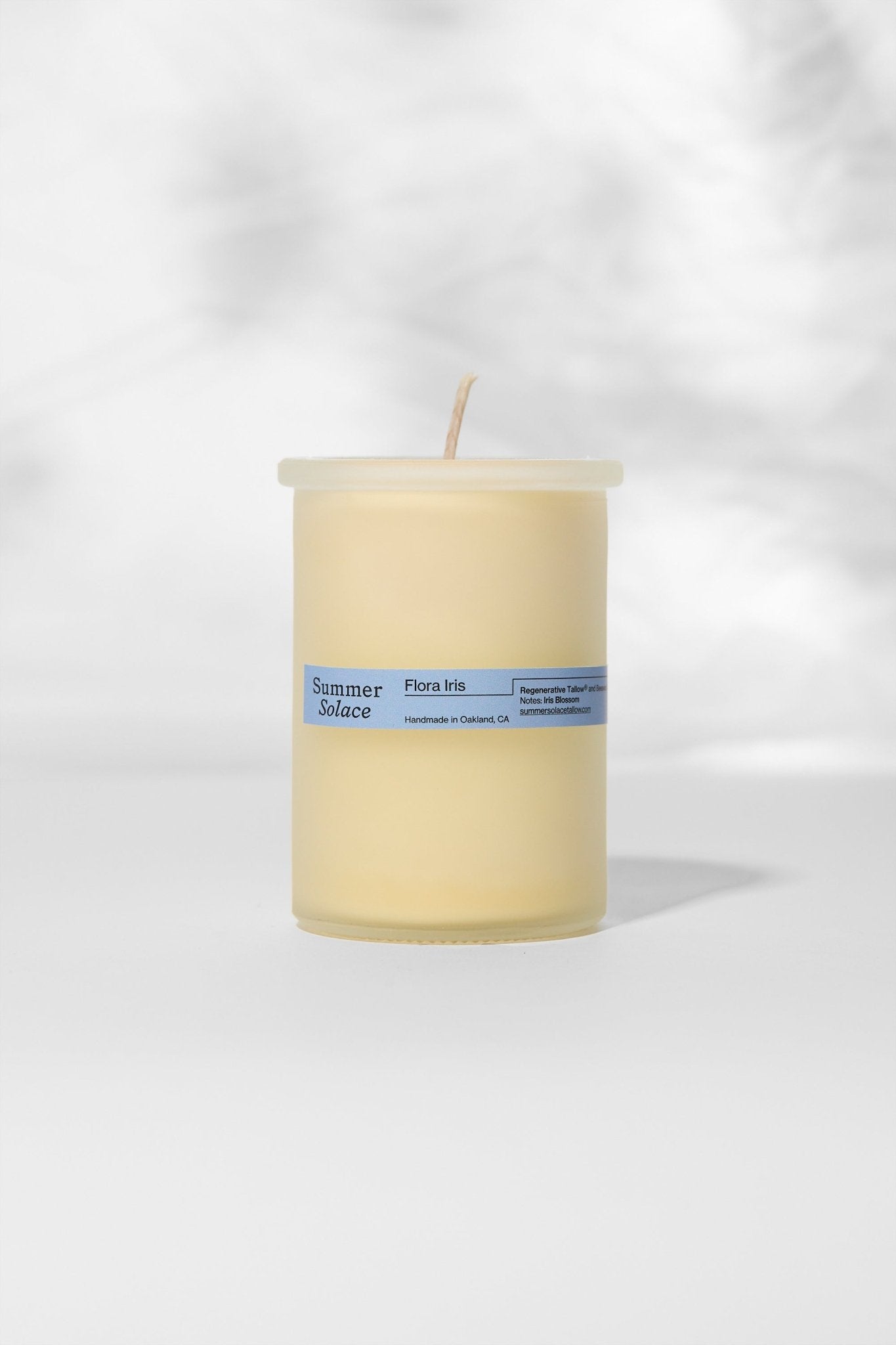 Flora Iris Tallow Candle with Orris & Palo Santo-zoom-2