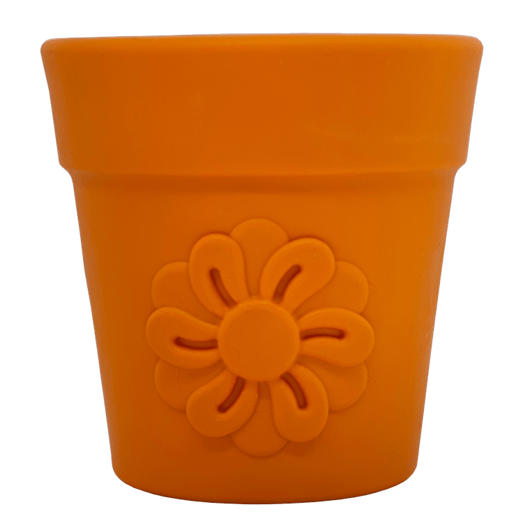 Large Flower Pot eCup Dog Treat Dispenser - Aware House