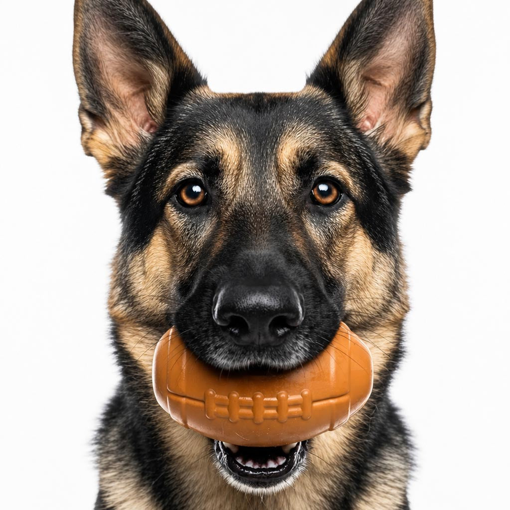 Football Dog Chew Toy & Treat Dispenser - USA Made | SodaPup-3