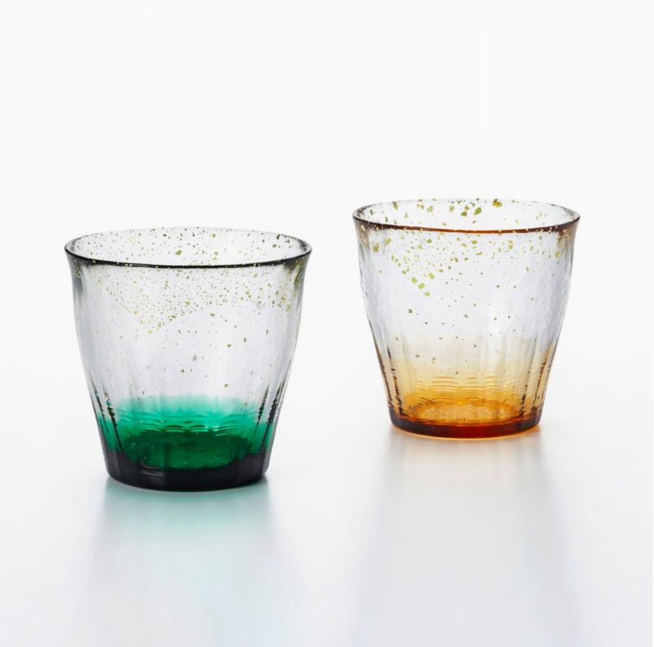 Tsugaru Old Fashioned Set - Forest Green & Sunshine