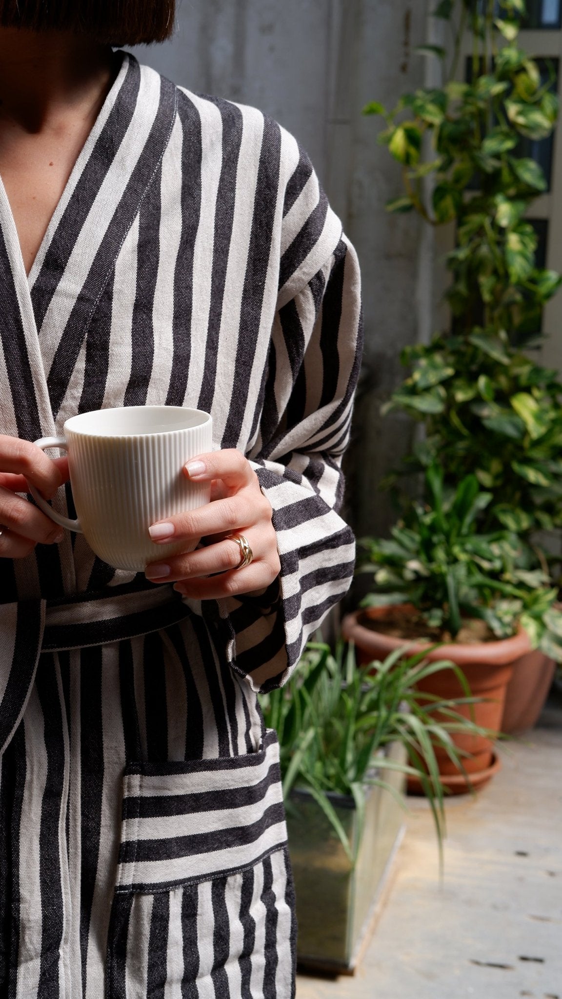 Zebra Robe - Aware House - Eastern Woven -