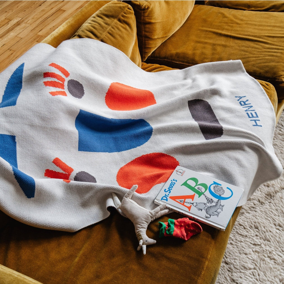 Funny Face Baby Blanket