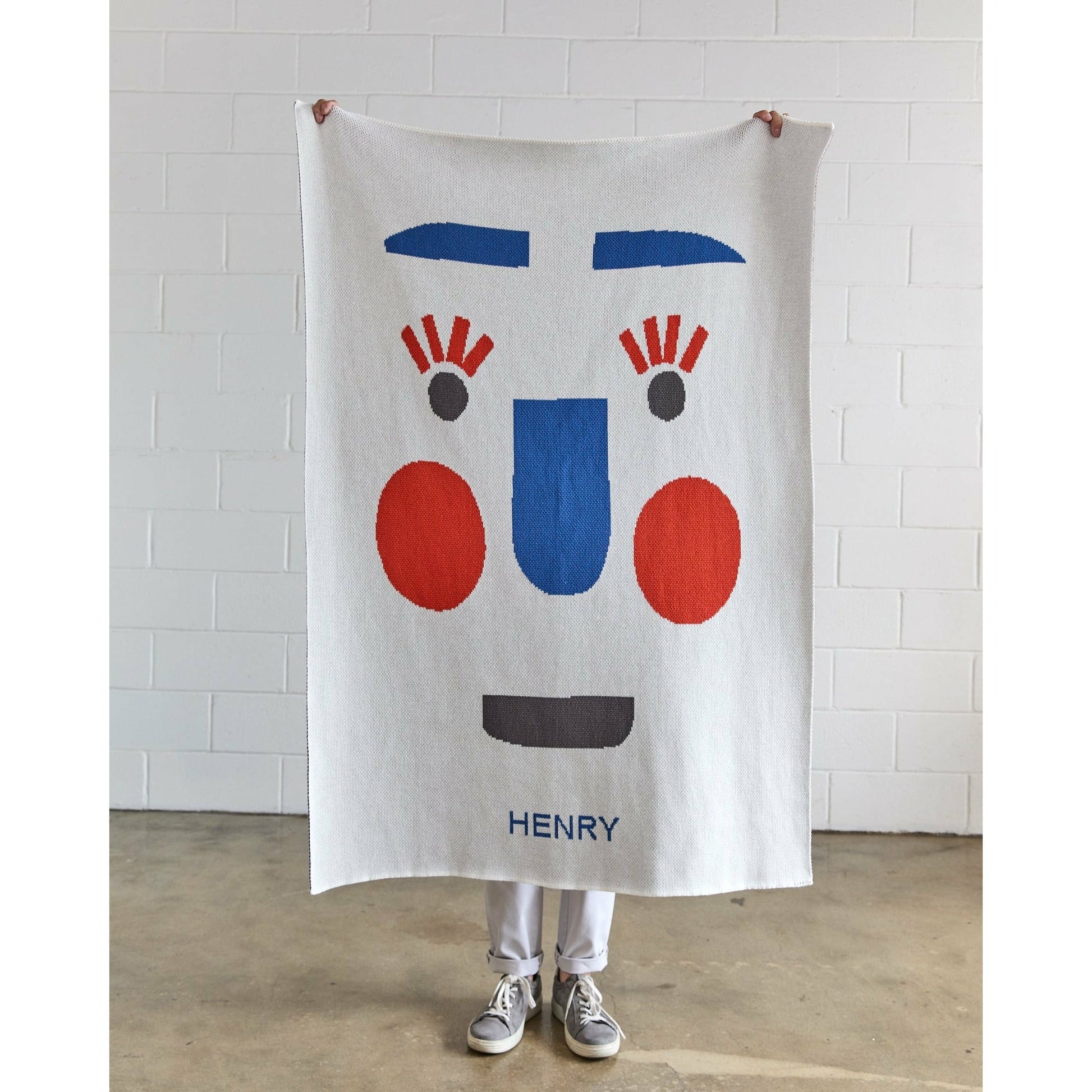 Funny Face Baby Blanket-4