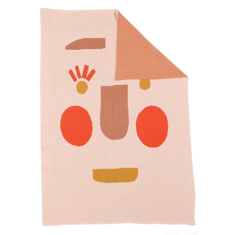 Funny Face Baby Blanket-zoom-
