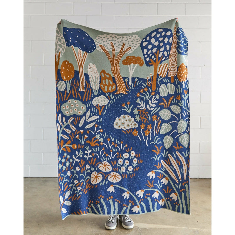 Garden Throw Blanket-zoom-
