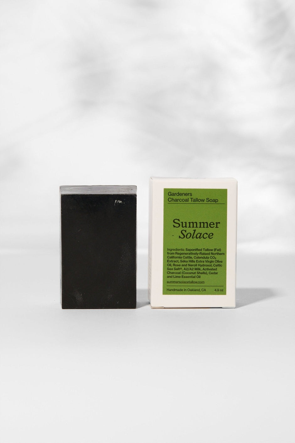 Gardeners Activated Charcoal Tallow Bar Soap