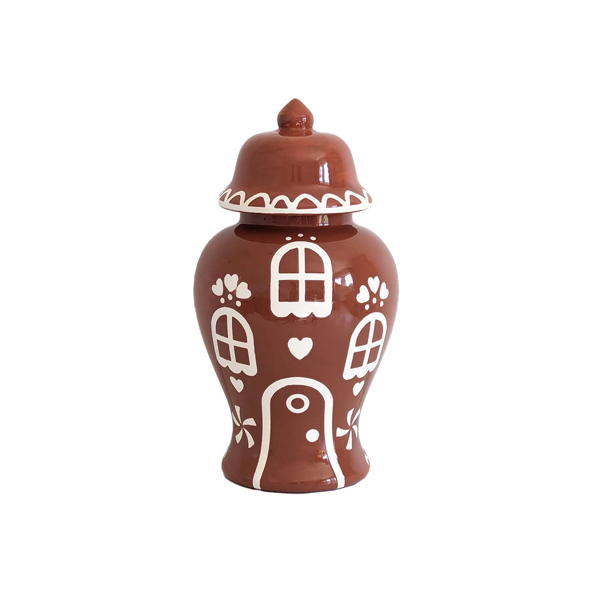 Gingerbread House Ginger Jars-6