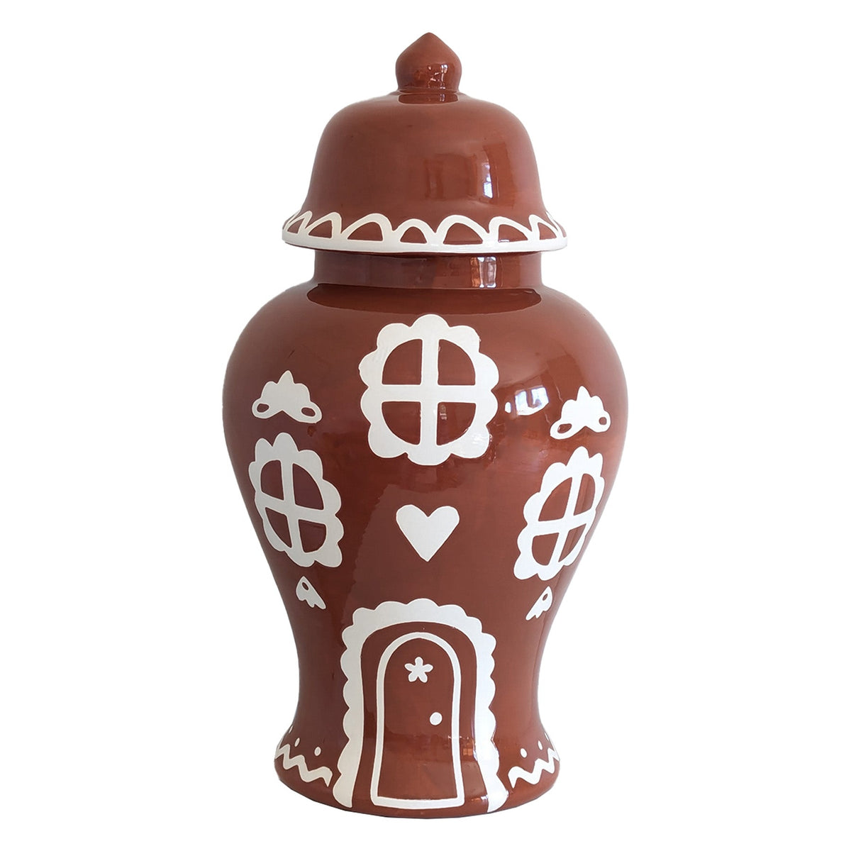 Gingerbread House Ginger Jars-8