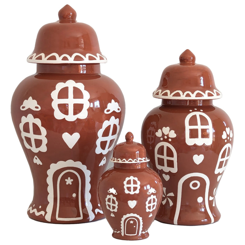 Gingerbread House Ginger Jars-zoom-