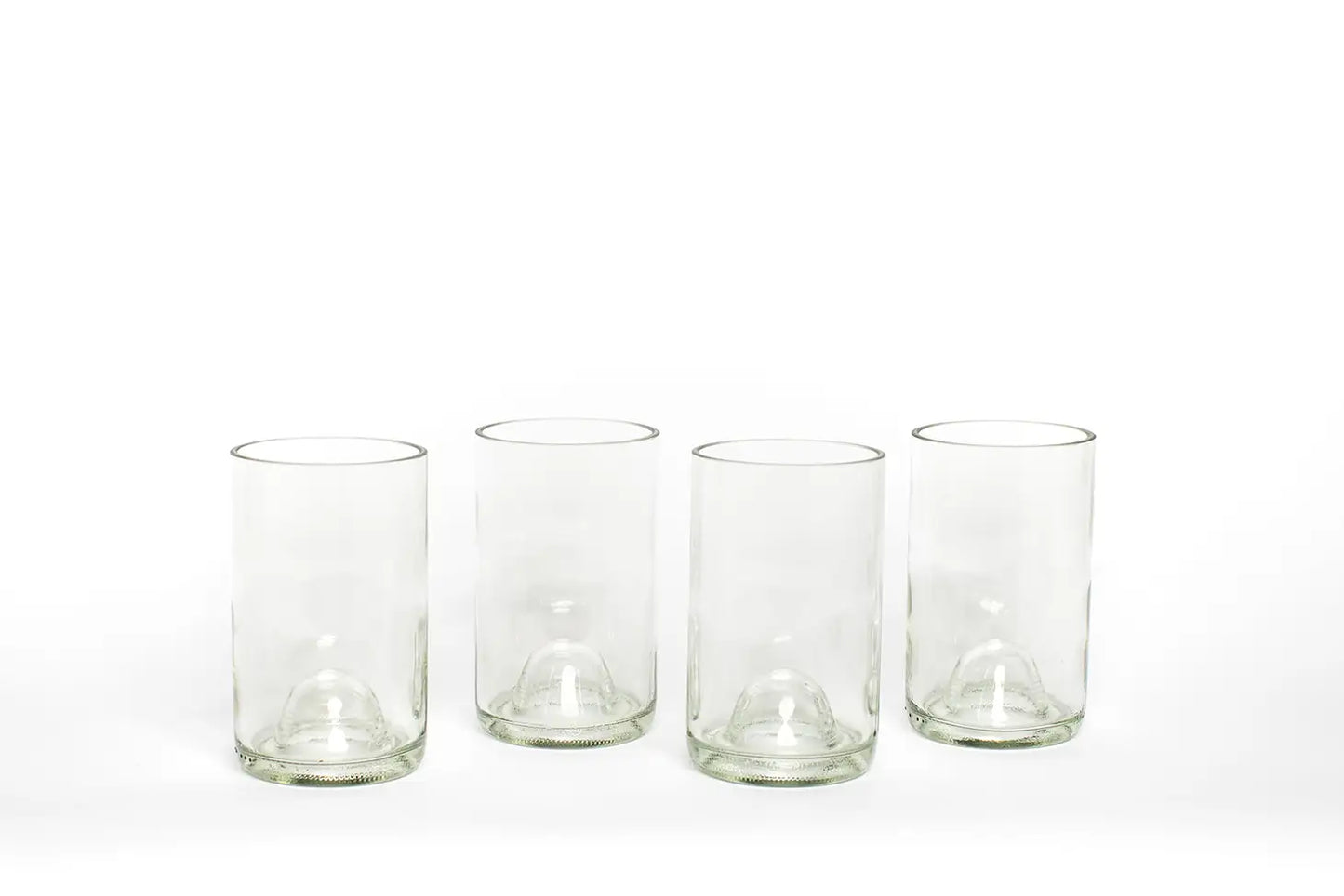 Wine Bottle Glasses - Set of Four
