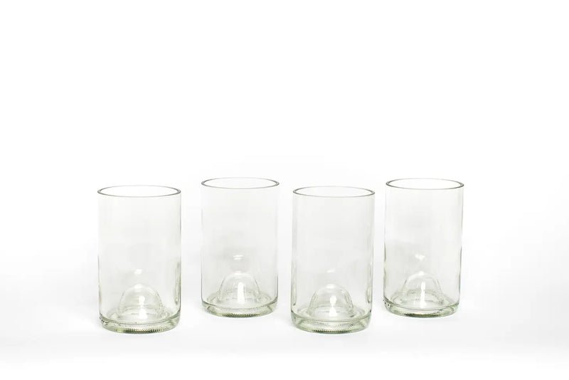 Wine Bottle Glasses - Set of Four-zoom-