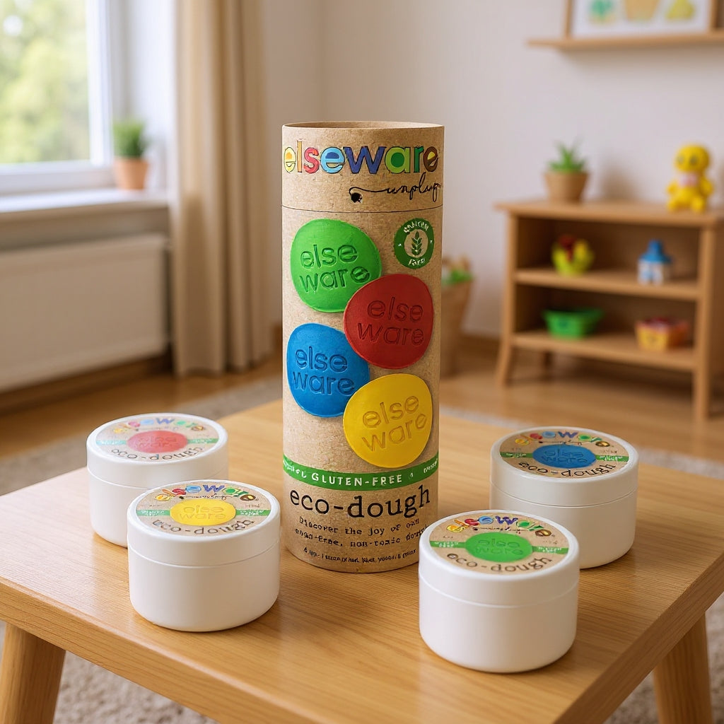Eco-Dough 4pk Gluten Free | Natural, Non-Toxic Sensory Toy-3
