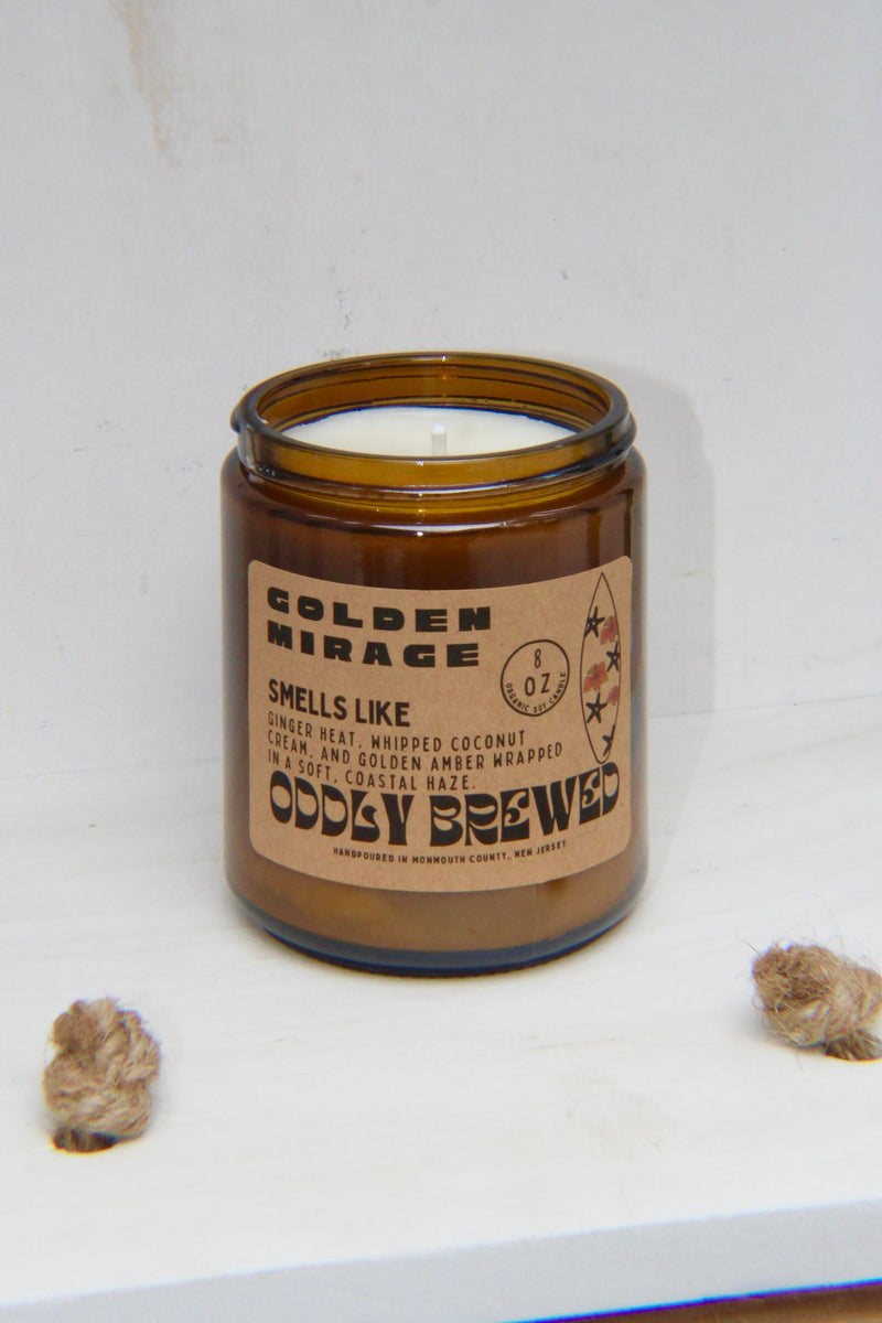 Golden Mirage Soy Candle-zoom-