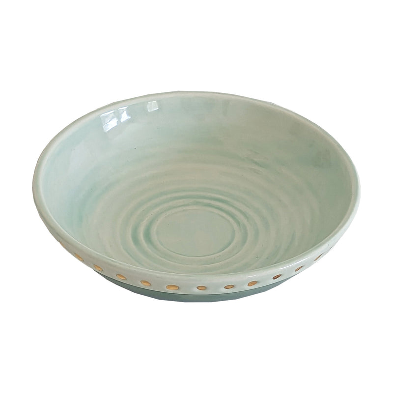 Goddess Bowl with 22K Gold Accent-zoom-