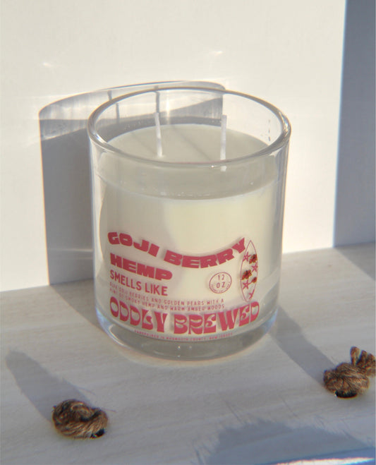 Large Goji Berry & Hemp Soy Candle